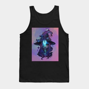 Mushroom Witch Girl Tank Top